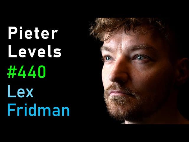 Thumbnail image for Pieter Levels: Programming, Viral AI Startups, and Digital Nomad Life | Lex Fridman Podcast #440