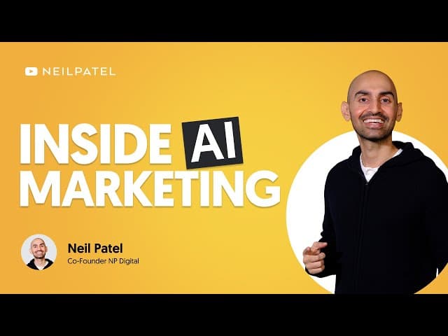 Thumbnail for Behind The Scenes AI Secrets for Marketing with Neil Patel & Eric Siu