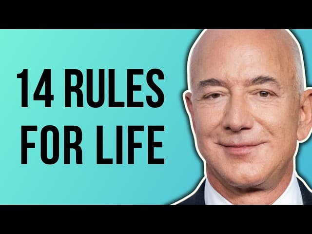 Jeff Bezos - 14 Rules For Life (A Guide To Greatness)