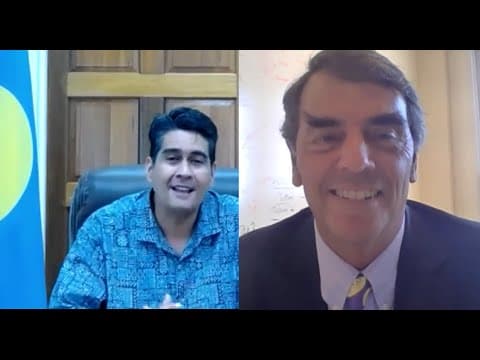 Palau President Surangel S. Whipps Jr. Inaugurates Founding Digital Resident Tim Draper